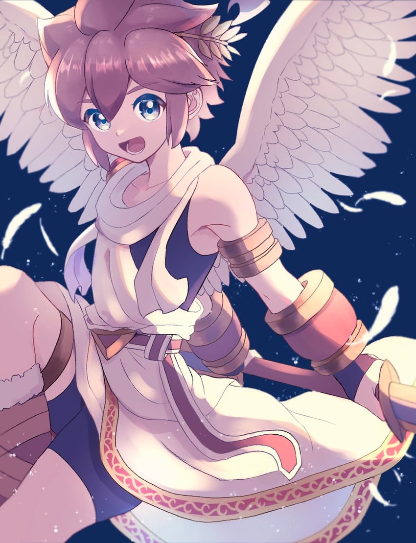 pit (kid icarus and 1 more) drawn by waffuum