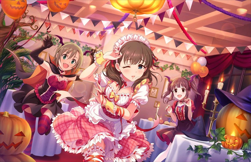 sakuma mayu, tada riina, and ogata chieri (idolmaster and 2 more)
