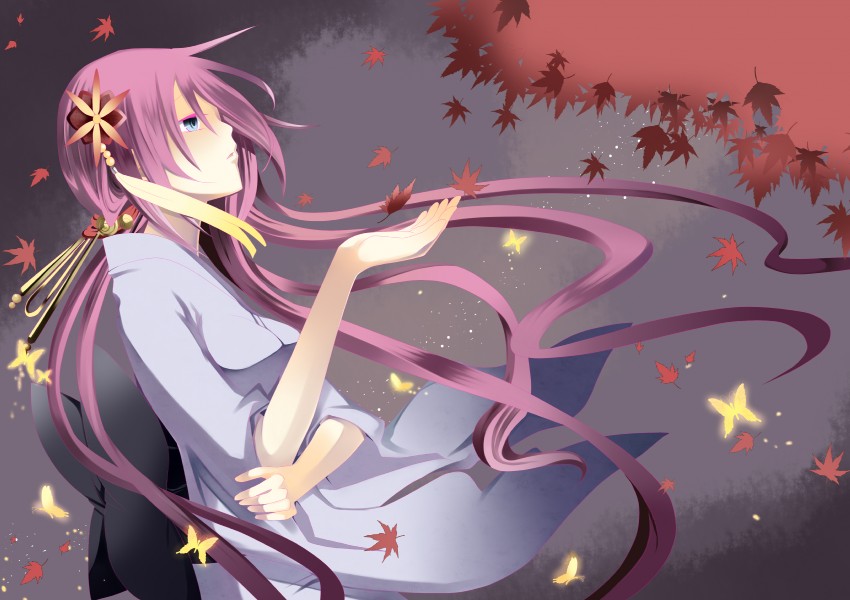 megurine luka (vocaloid and 1 more) drawn by temari_(deae)