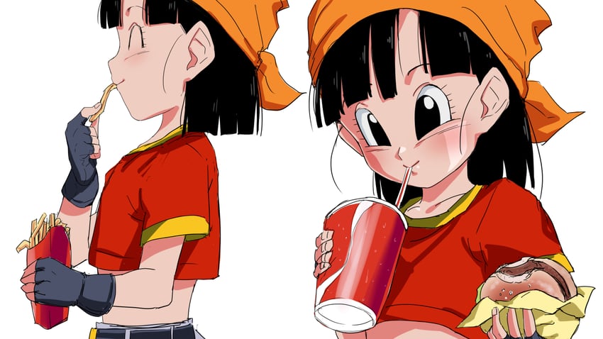 pan (dragon ball and 1 more) drawn by rom_(20)