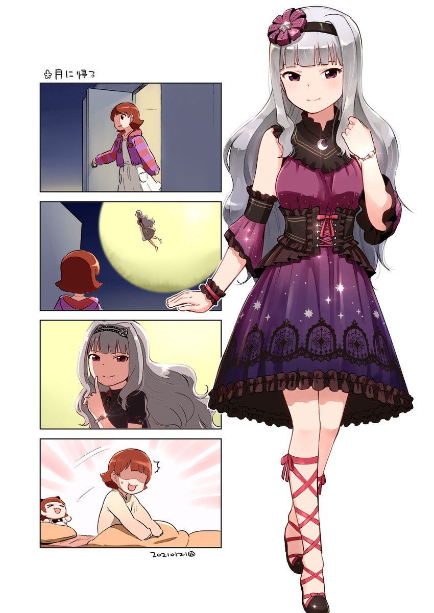 shijou takane and nonohara akane (idolmaster and 2 more) drawn by nagian