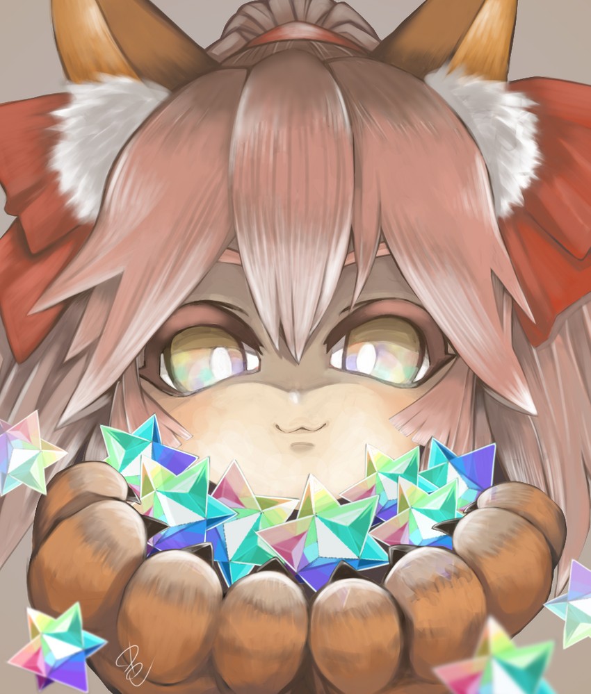 tamamo and tamamo cat (fate and 1 more) drawn by nakamura_(gamesakea_ya)