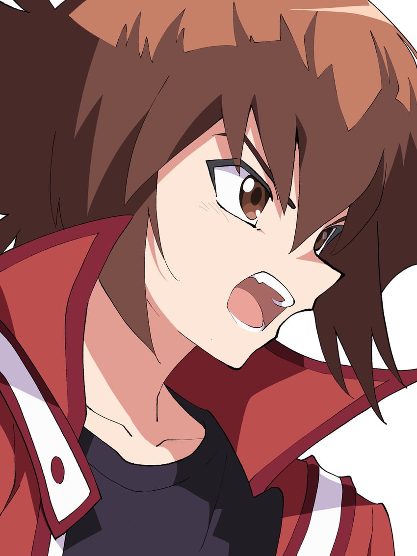 yuki judai (yu-gi-oh! and 1 more) drawn by niyane