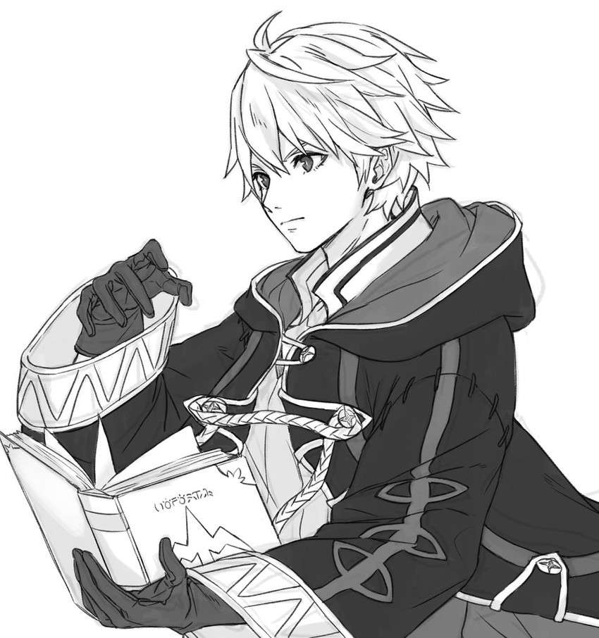 male robin (fire emblem and 1 more) drawn by kamu_(kamuuei)