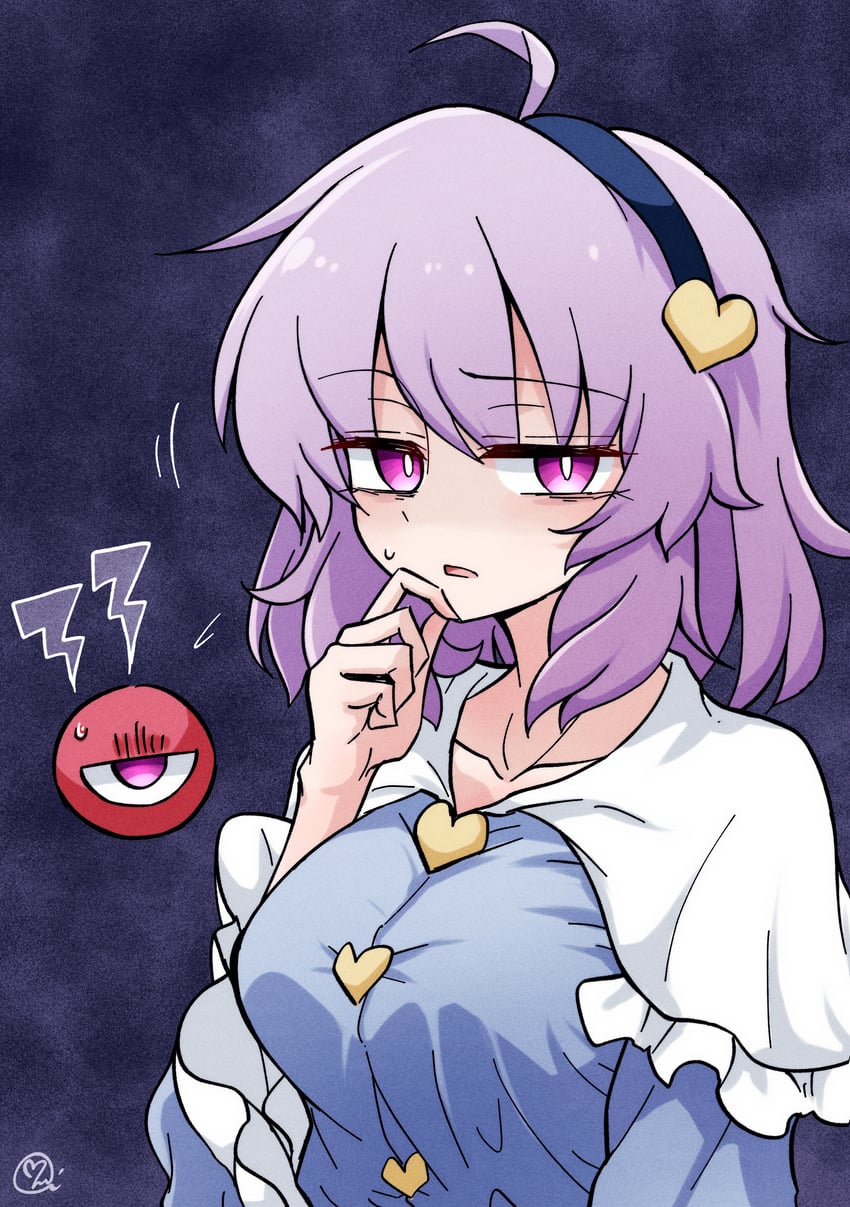 komeiji satori (touhou) drawn by scavia10