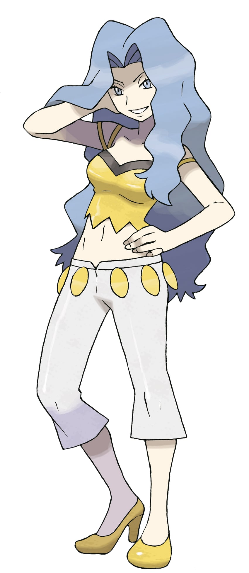 karen (pokemon and 1 more) drawn by sugimori_ken