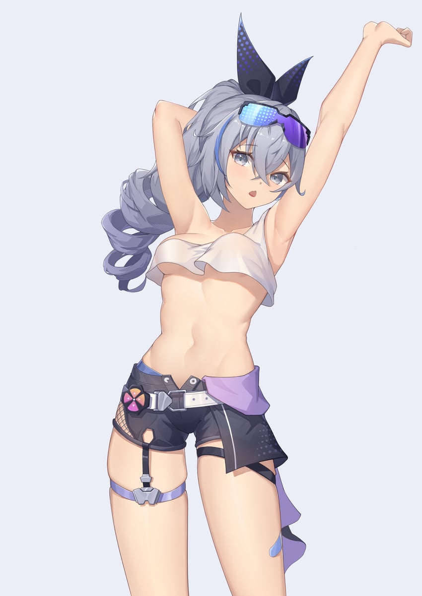 silver wolf (honkai and 1 more) drawn by 22_(dbq)
