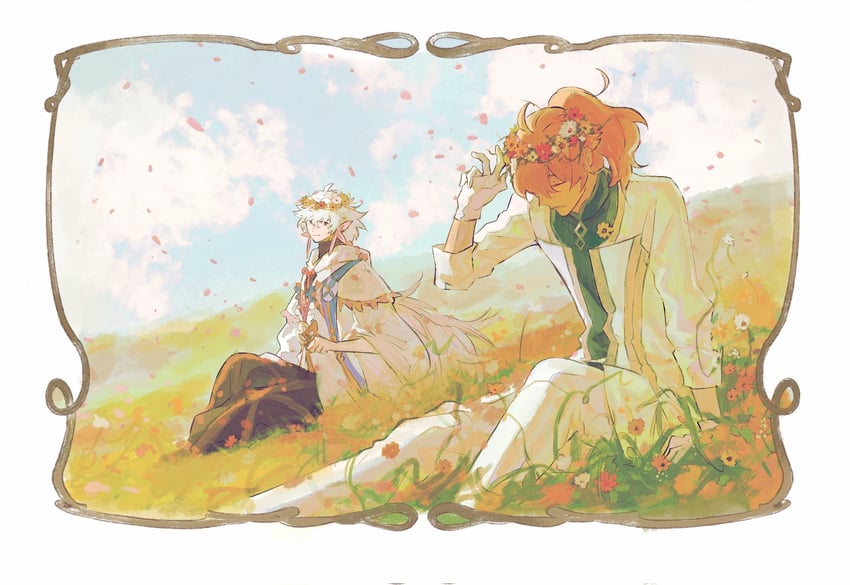 merlin and romani archaman (fate and 1 more) drawn by lingcod_dayu