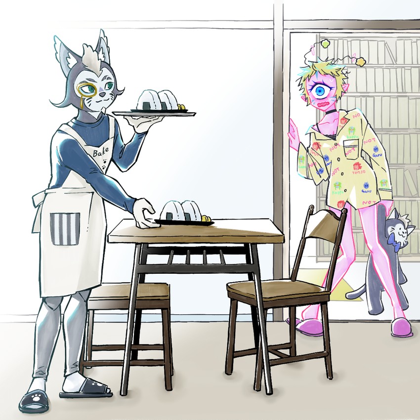 eyewon, tenjou, kappard, bakenyan, and garuouga (precure and 1 more) drawn by ton_(ton39342104)
