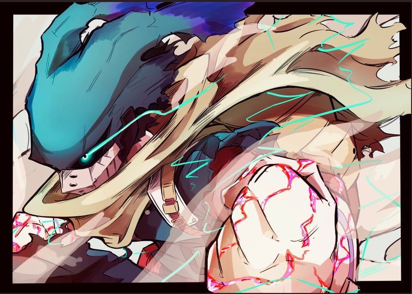 midoriya izuku (boku no hero academia) drawn by shion_(1016_shio)