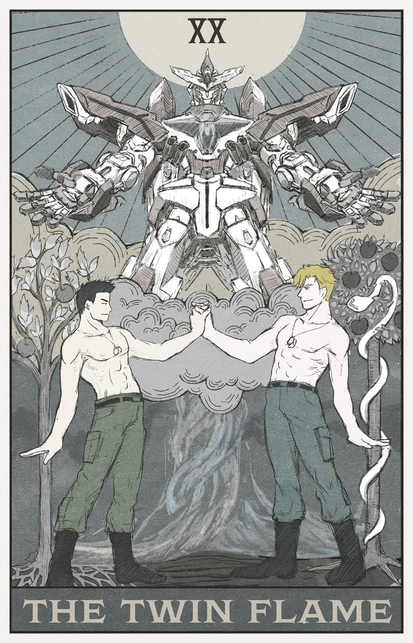 ao isami, lewis smith, and bravern (yuuki bakuhatsu bang bravern) drawn by ppphaia666