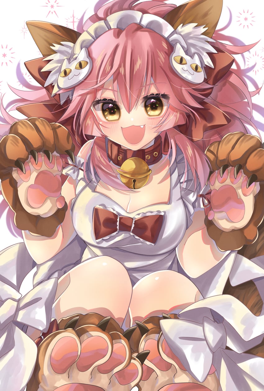 tamamo and tamamo cat (fate and 1 more) drawn by user_kkns5375