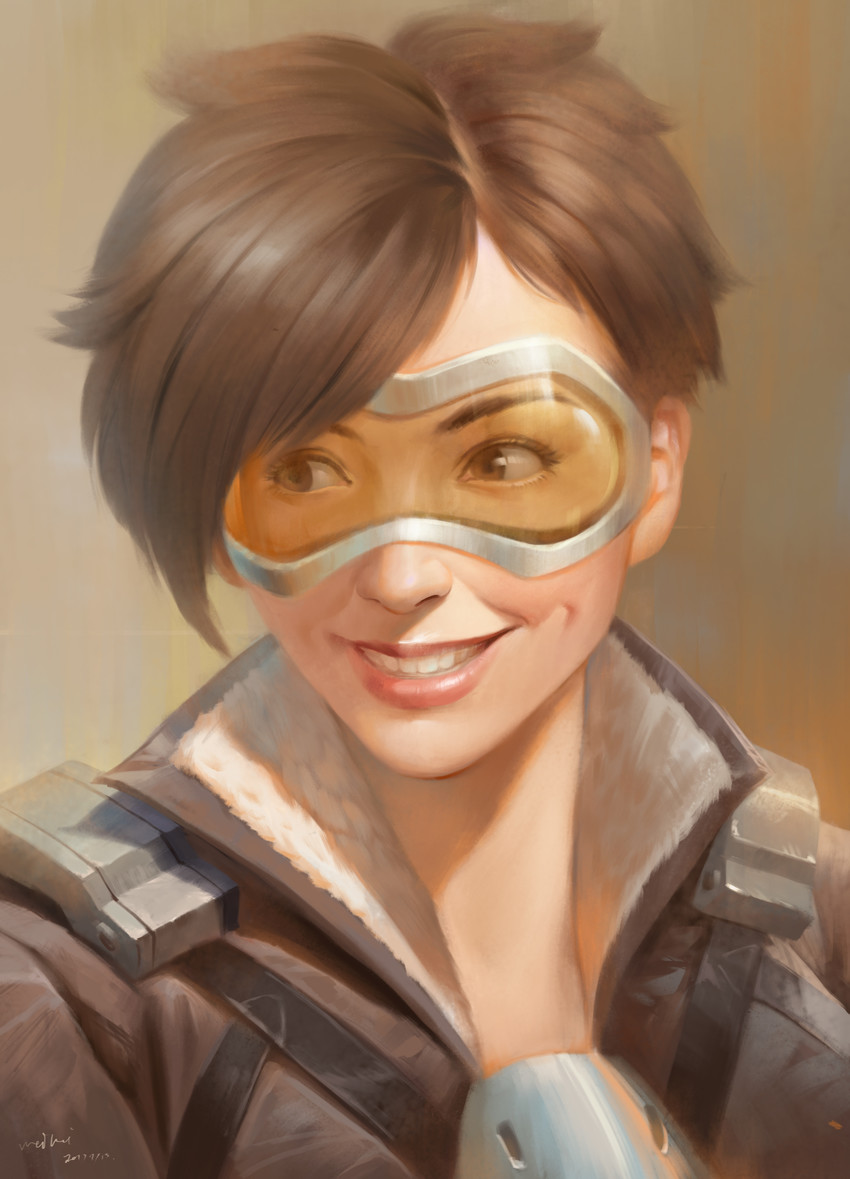 tracer (overwatch and 1 more) drawn by terry_wei