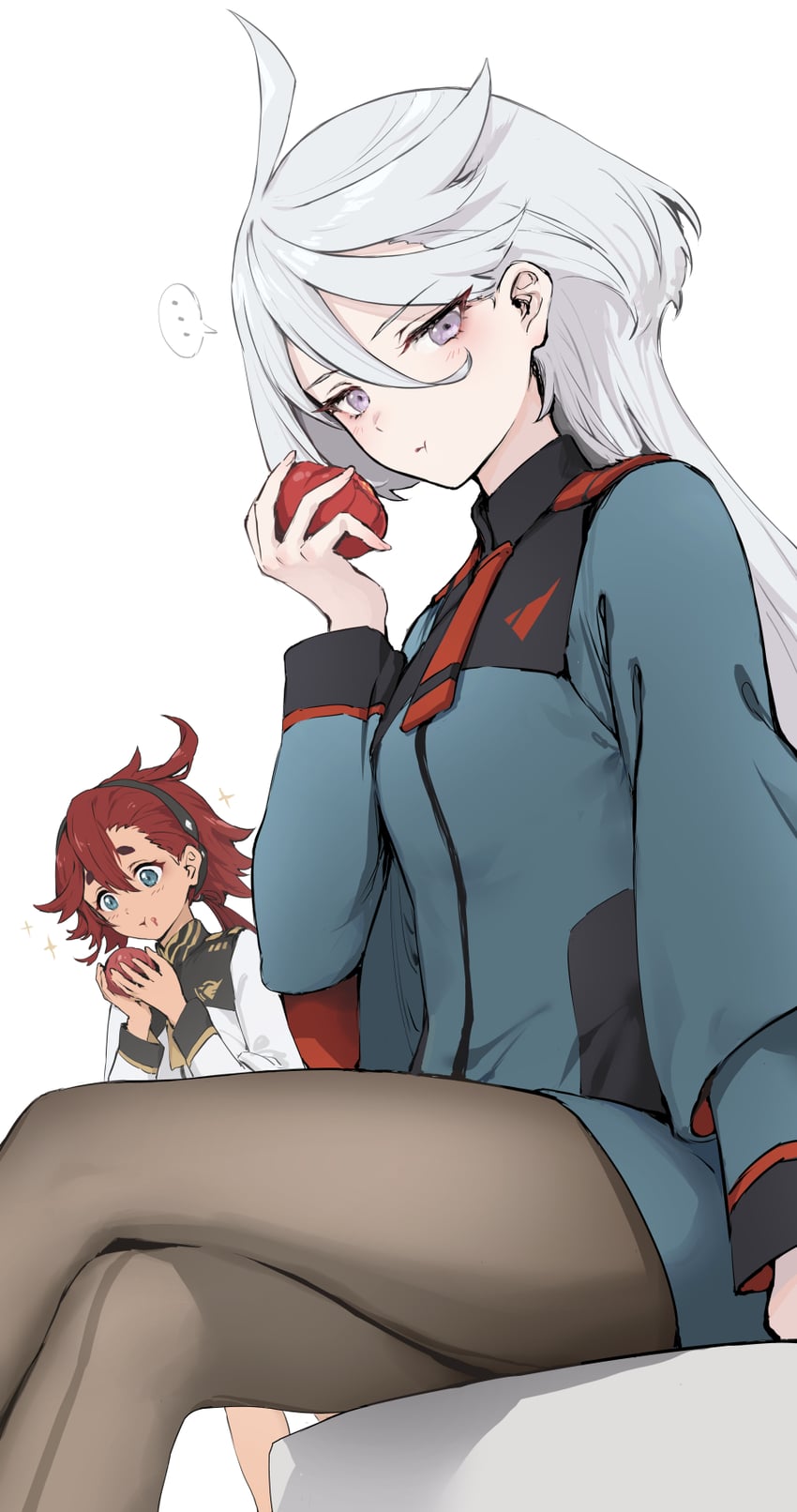 suletta mercury and miorine rembran (gundam and 1 more) drawn by haoni