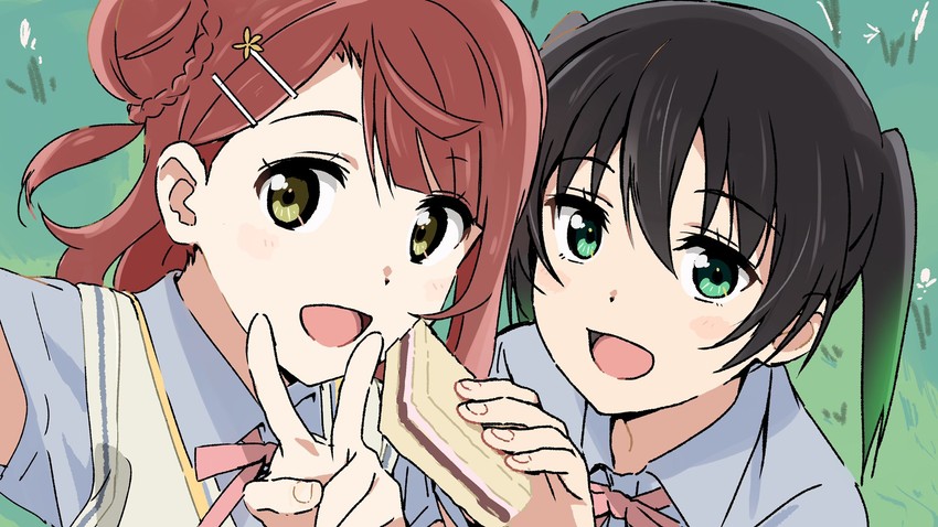 uehara ayumu and takasaki yu (love live! and 1 more) drawn by yokota_takumi