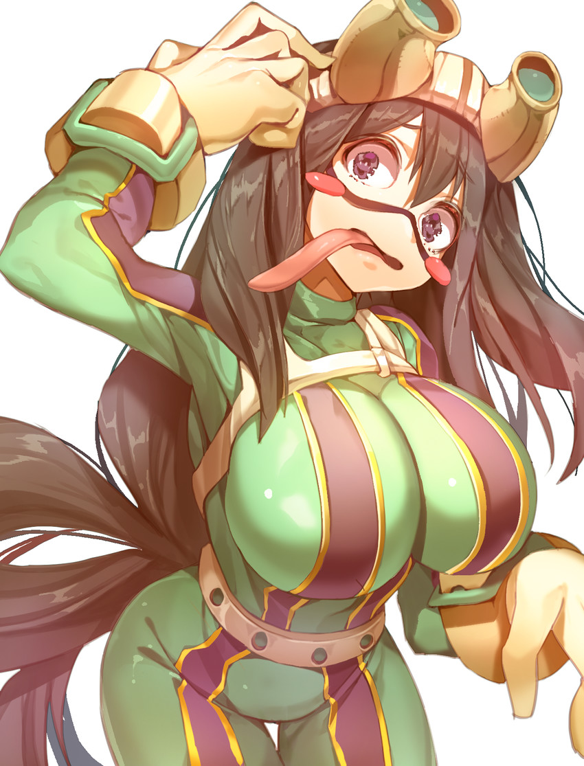 asui tsuyu (boku no hero academia) drawn by j_na