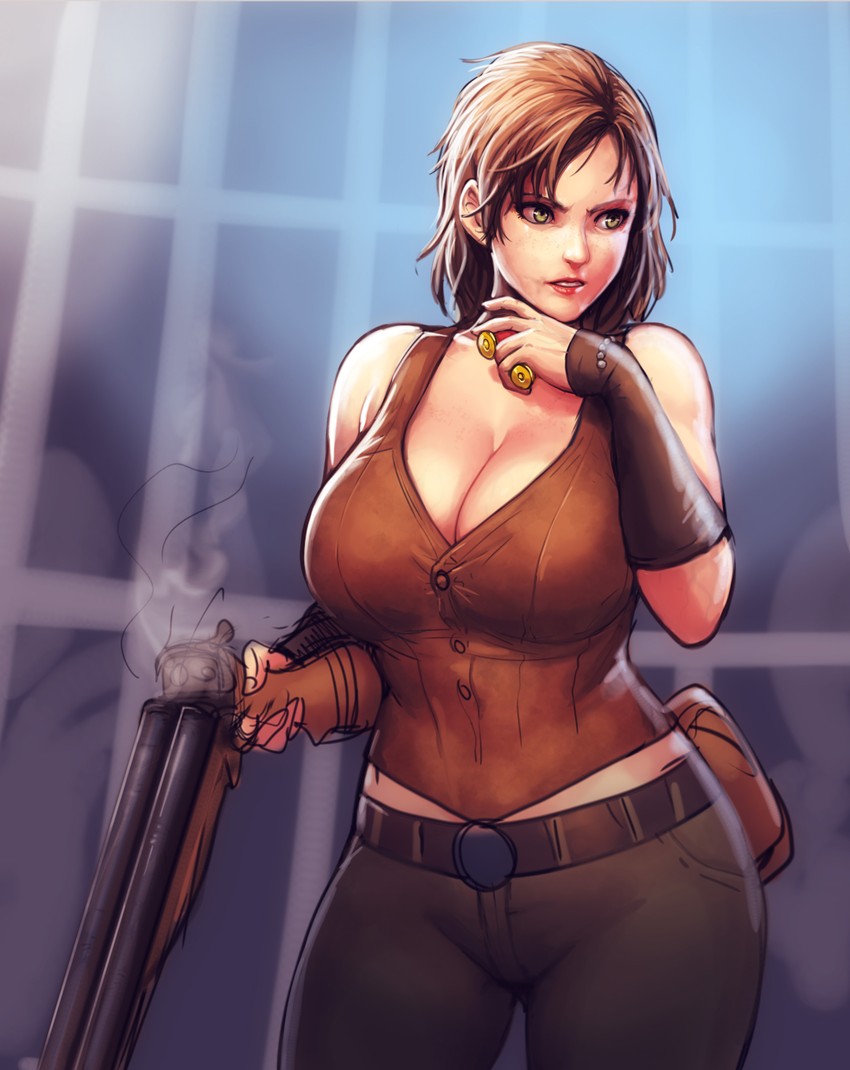 cait (fallout and 1 more) drawn by erkaz