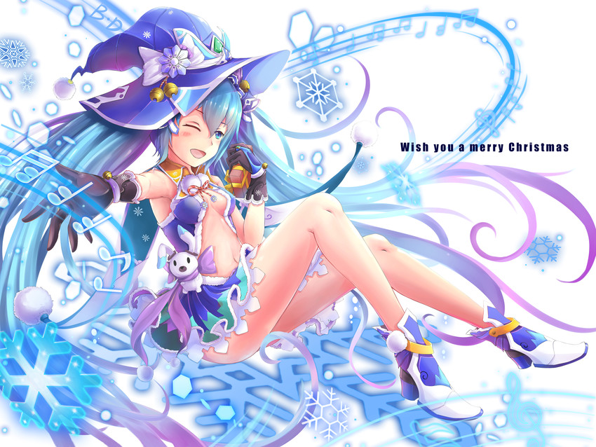 hatsune miku, yuki miku, and rabbit yukine (vocaloid and 1 more) drawn by b.d_(472858314)