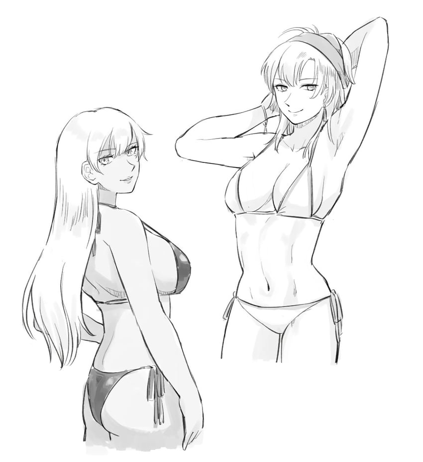 igrene and echidna (fire emblem and 1 more) drawn by tsukimura_(d24f4z8j3t)