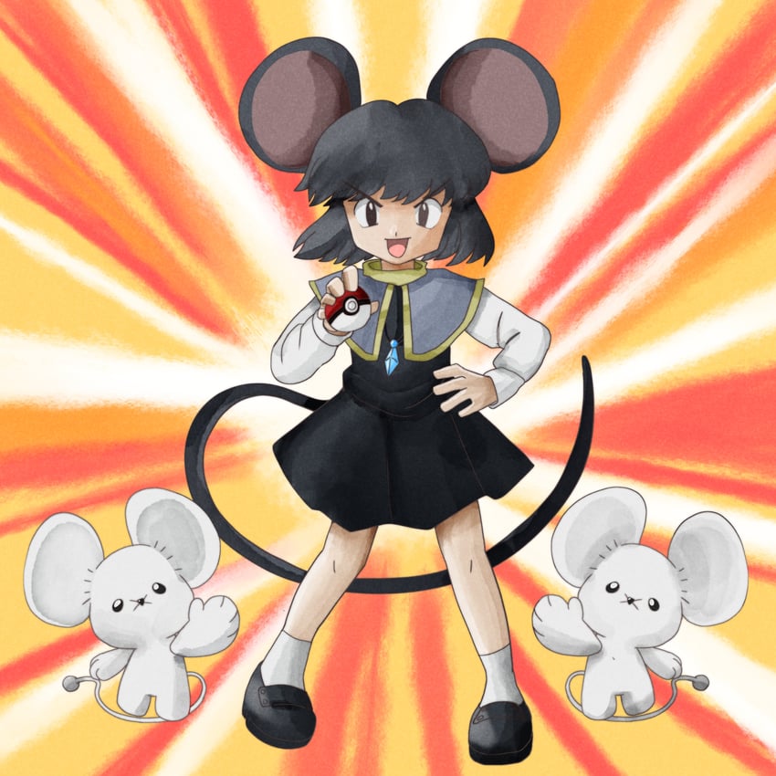 nazrin and tandemaus (touhou and 1 more) drawn by step_arts