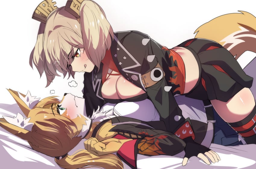 burnice white and pulchra fellini (zenless zone zero) drawn by hinghoi