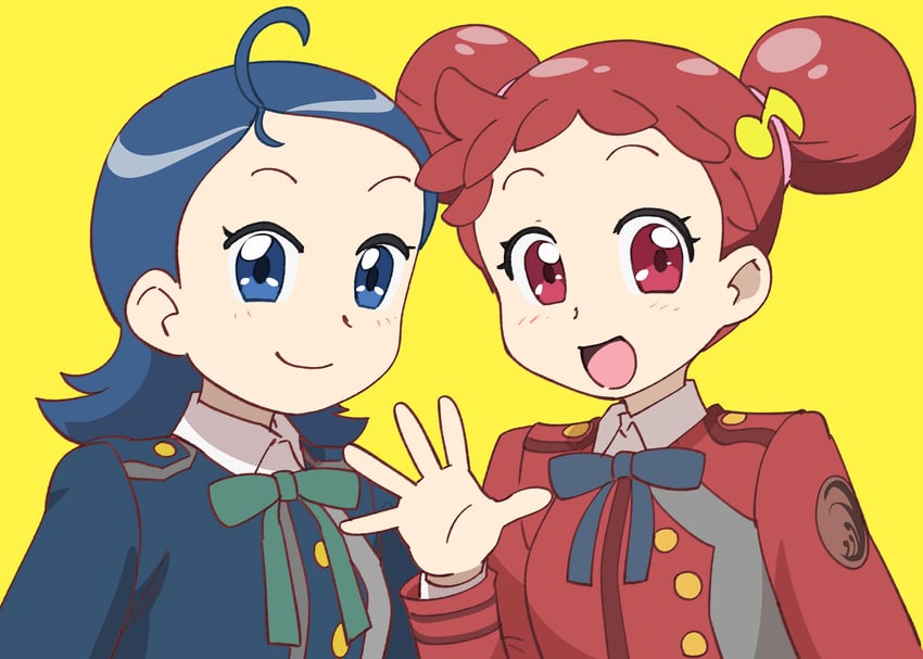 nishikigi chisato, inoue takina, harukaze doremi, and senoo aiko (lycoris recoil and 1 more) drawn by ueyama_michirou