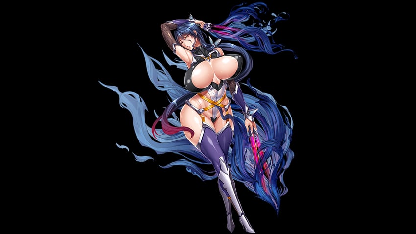 uehara rin (taimanin and 2 more) drawn by fei_(maidoll)