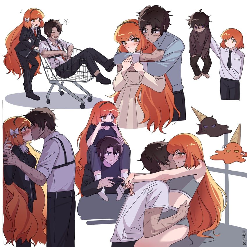 ishmael and heathcliff (project moon and 1 more) drawn by glwkddl