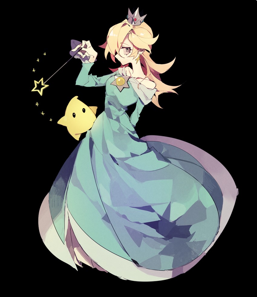rosalina and luma (mario and 1 more) drawn by higa423