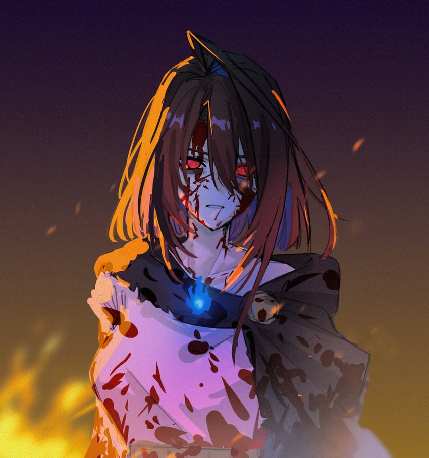 elizabeth rose bloodflame (hololive and 1 more) drawn by yuutomeh
