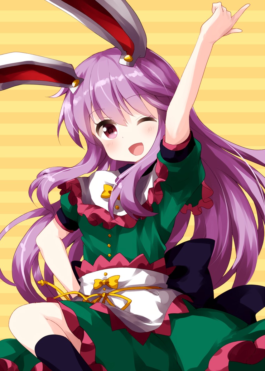 reisen udongein inaba and teireida mai (touhou) drawn by ruu_(tksymkw)