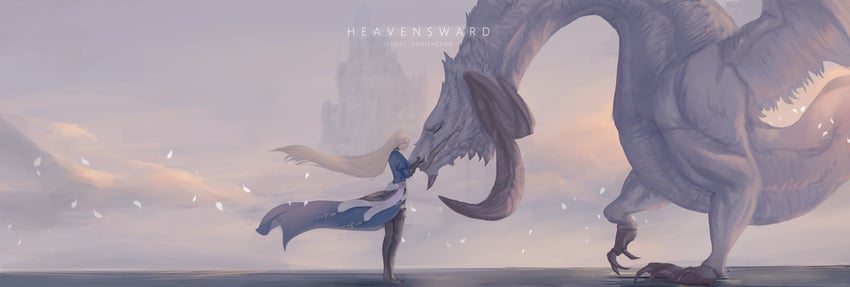 ysayle dangoulain and hraesvelgr (final fantasy and 1 more) drawn by yuki_lu
