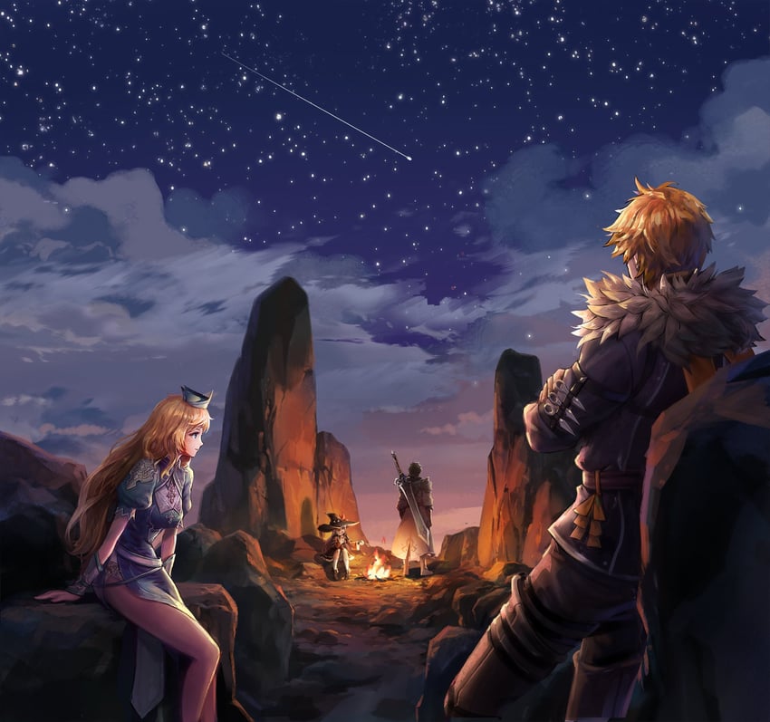 frey, kasel, cleo, and roi (king's raid)