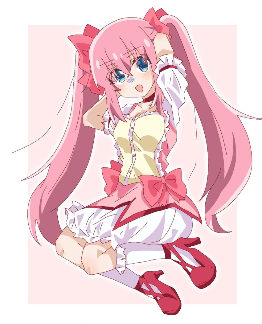 kaname madoka and gotoh hitori (mahou shoujo madoka magica and 1 more) drawn by tutanai
