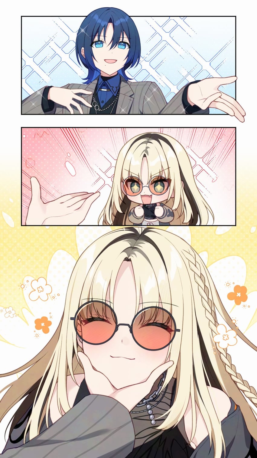 hiodoshi ao and koganei niko (hololive and 1 more) drawn by jenevan
