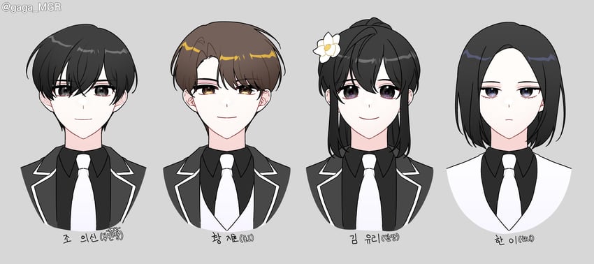 jo uisin (ex rank supporting role's replay in a prestigious school) drawn by gaga_mgr