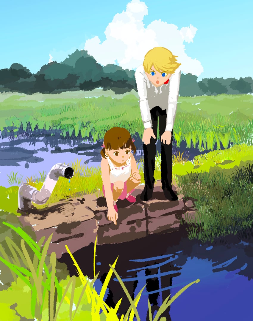 kuma and doujima nanako (persona and 1 more) drawn by morrisuit