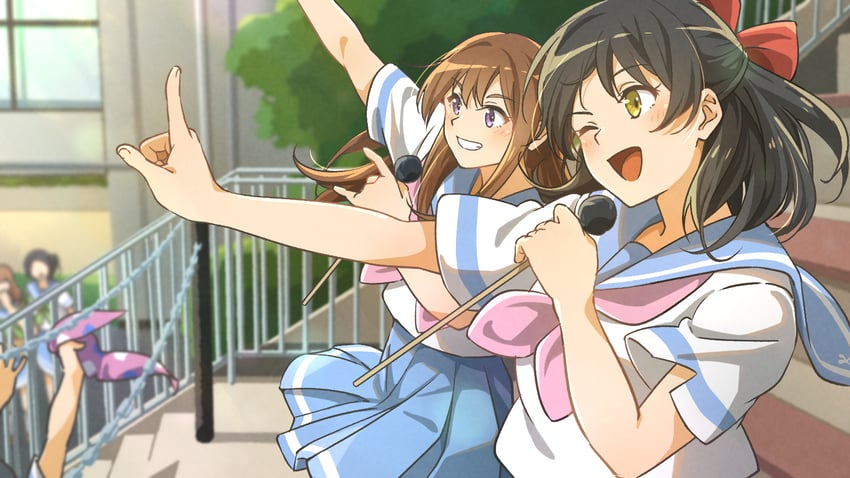 sakai masako and inoue junna (hibike! euphonium) drawn by fuyuhino