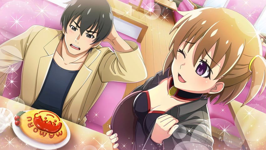 akasaka mamoru and akasaka miyuki (higurashi no naku koro ni and 1 more)