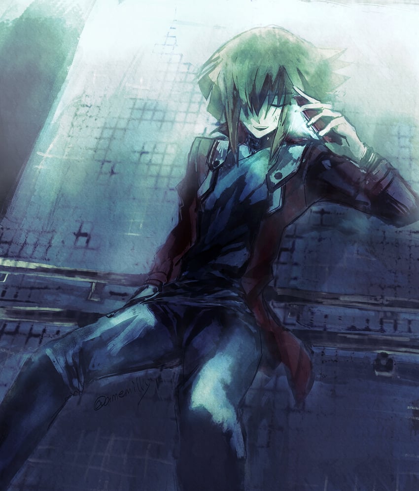 yuki judai (yu-gi-oh! and 1 more) drawn by misato_(machamiri)