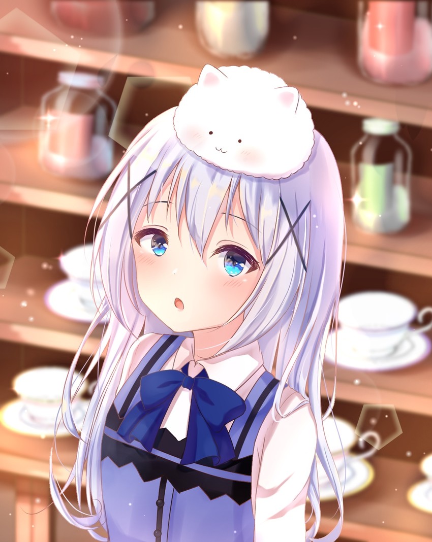 kafuu chino and tippy (gochuumon wa usagi desu ka?) drawn by potate
