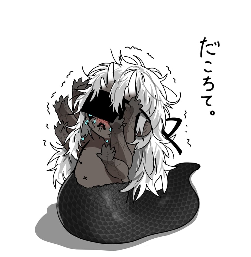 fallen god (original) drawn by itoko_(ldoll_itk)