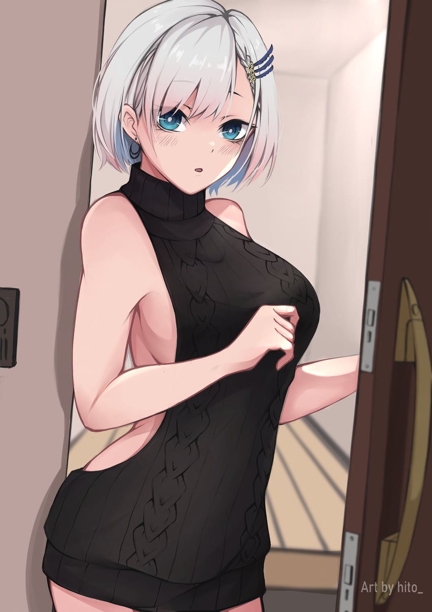 pavolia reine (hololive and 1 more) drawn by hitozche