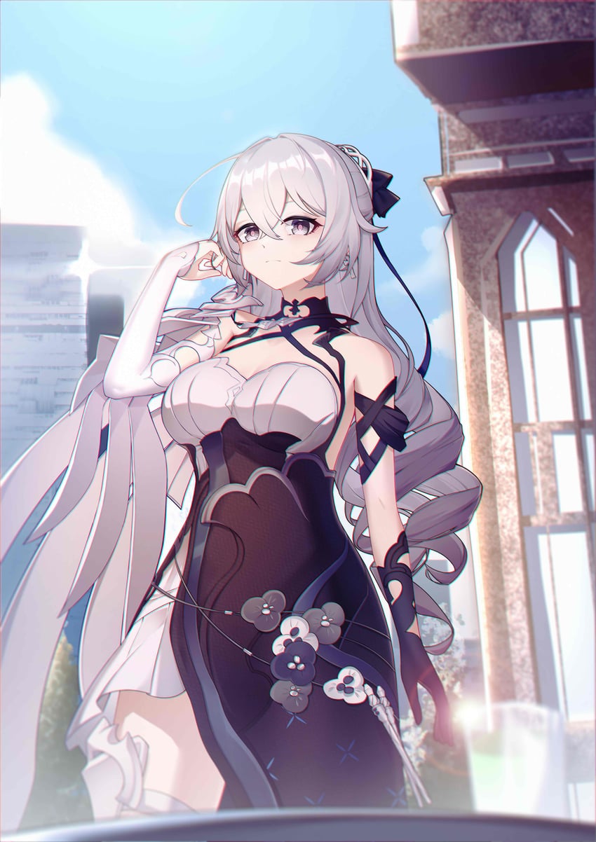 bronya zaychik (honkai and 1 more) drawn by halfmoe
