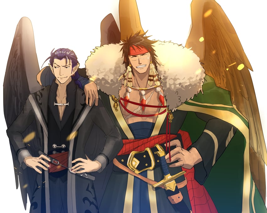 tibarn and naesala (fire emblem and 1 more) drawn by naesala1063