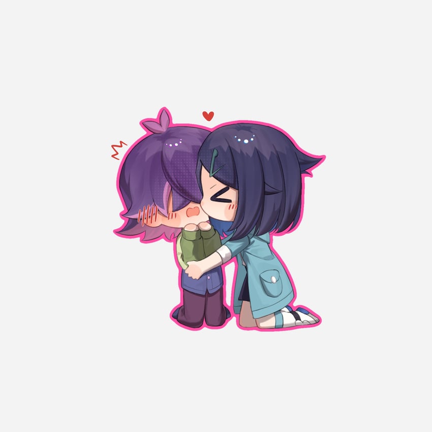 liko and dot (pokemon and 1 more) drawn by user_xuyk5847