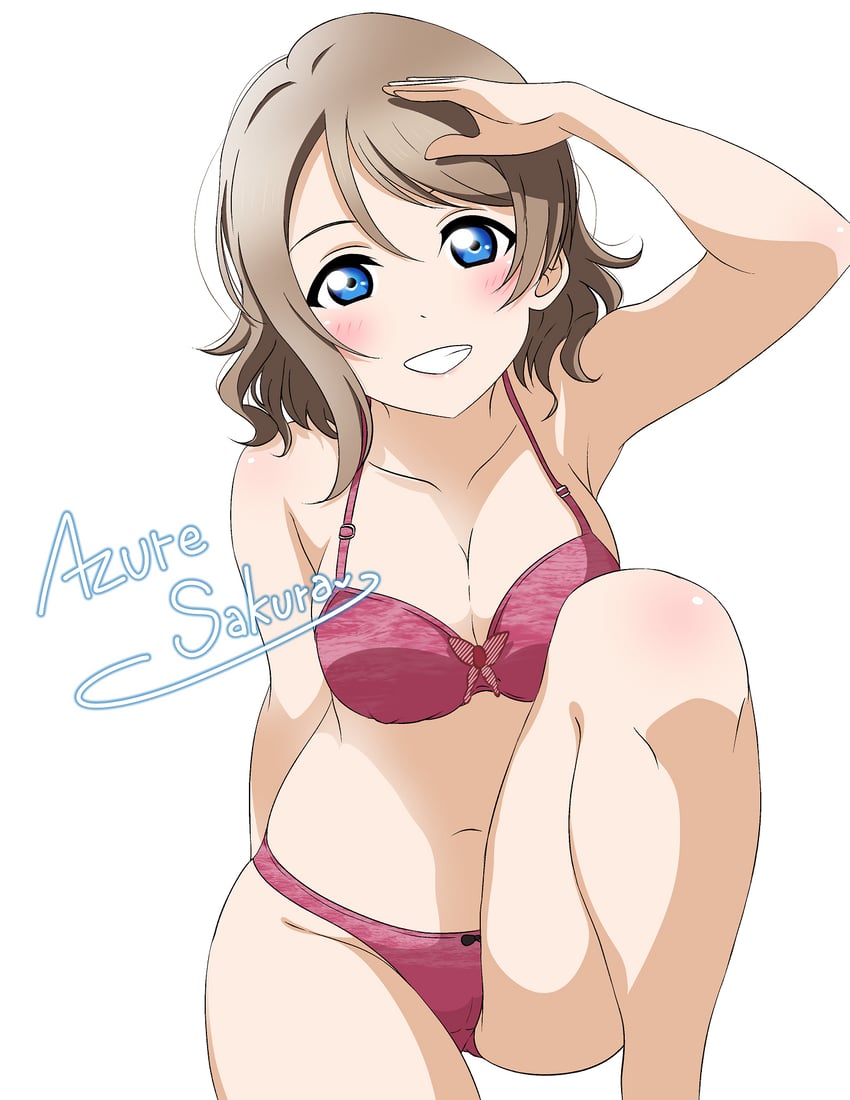 watanabe you (love live! and 1 more) drawn by azuresakura