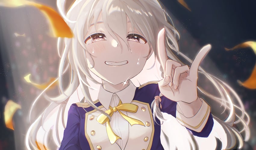 hoshi syoko (idolmaster and 1 more) drawn by kopanda2g3g