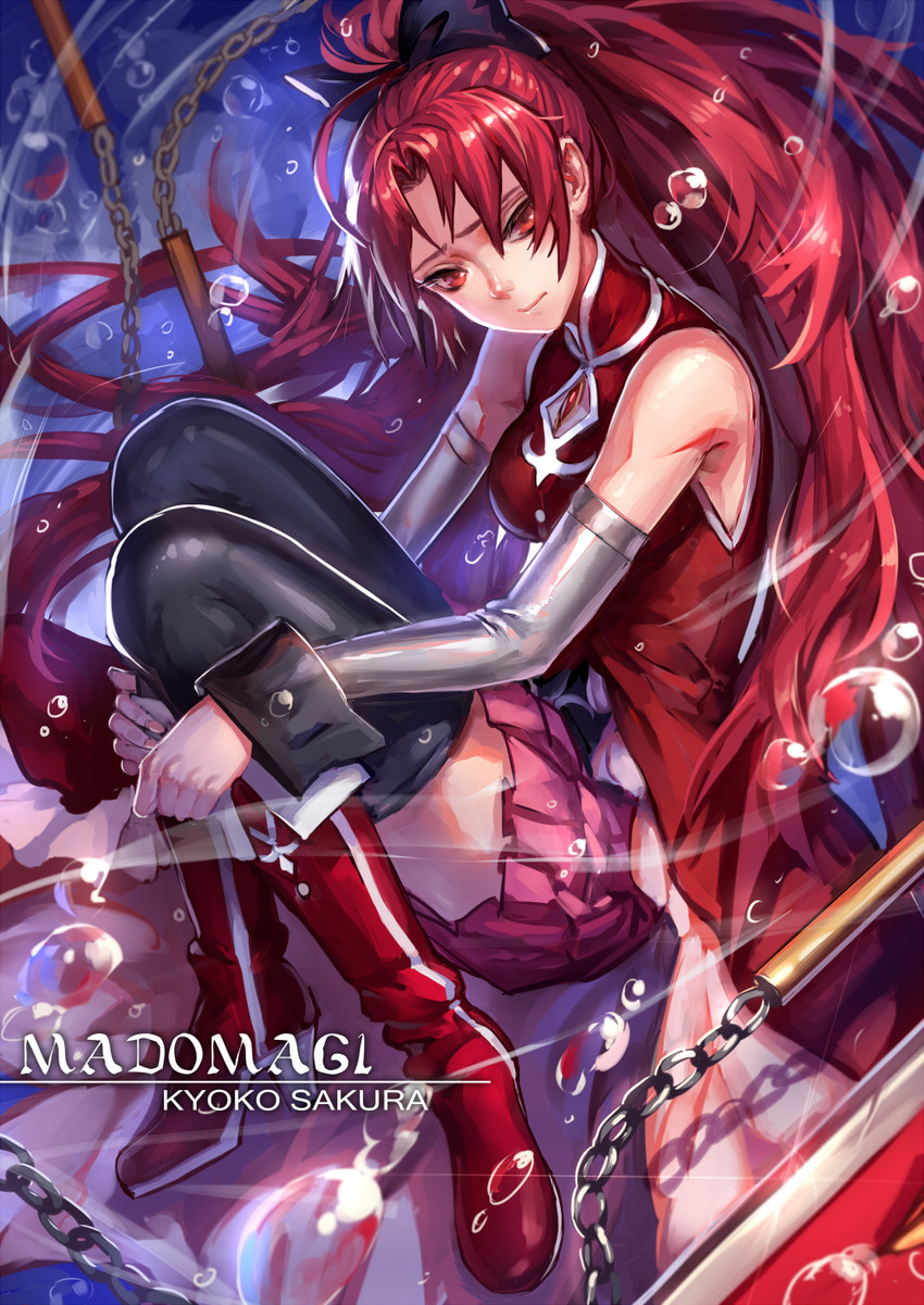 sakura kyoko (mahou shoujo madoka magica) drawn by ryuuzaki_ichi