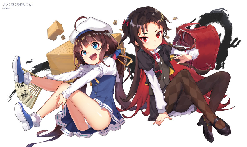 hinatsuru ai and yashajin ai (ryuuou no oshigoto!) drawn by jehyun